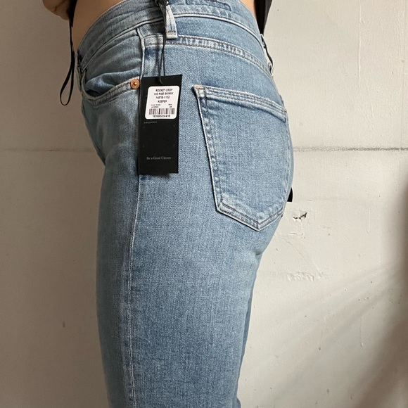 CITIZENS OF HUMANITY Rocket Crop Mid Rise Skinny Jeans in Keeper - Picture 1 of 4